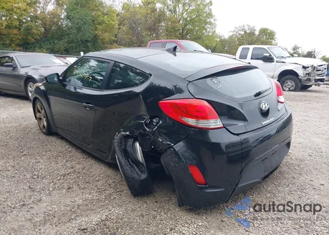 2012 Hyundai Veloster Base W/Black z USA, uszkodzony, nr VIN KMHTC6AD8CU072100